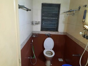 Bathroom in 1 BHK Apartment at Srishti complex Powai, Powai – for Rent