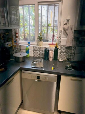 Kitchen in 3 BHK Builder Floor at Sushant Lok 2, Sector 57 – for Rent