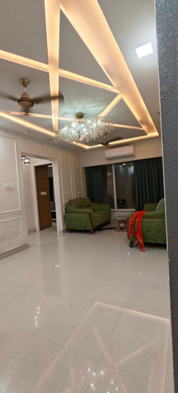 Living Room, grace-mass-metropolis 3 Bedroom 700 Sq.Ft. Apartment In Chembur Mumbai 10540456