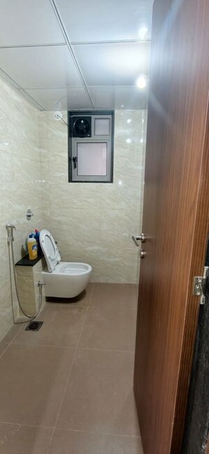Bathroom in 3 BHK Apartment at VJ Yashwin Nuovo Centro, Wakad – for Rent