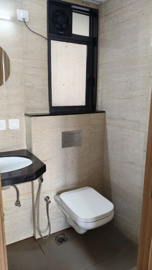 Bathroom in 1 BHK Apartment at Godrej Urban Park, Chandivali – for Rent