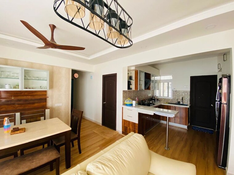 Kitchen, sjr-primecorp-blue-waters 3 Bedroom 1750 Sq.Ft. Apartment In Off Sarjapur Road Bangalore 10540588