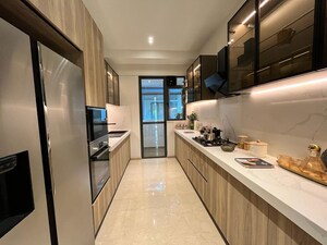 Kitchen in 4 BHK Apartment at LnT Crescent Bay T6, Parel – for Sale