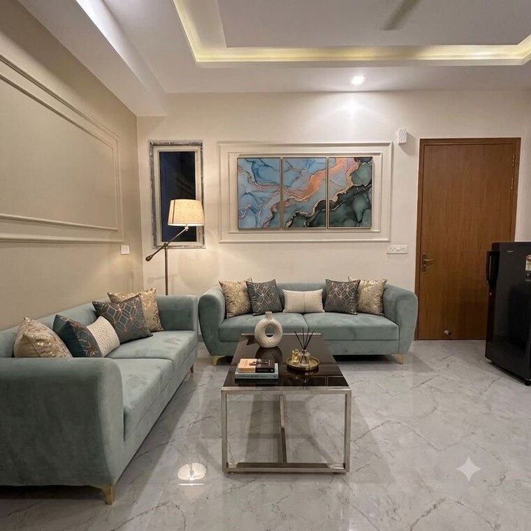 Living Room, dlf-city-phase-v 2 Bedroom 1200 Sq.Ft. Builder Floor In Dlf Phase V Gurgaon 10540663