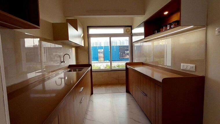 Kitchen, provident-kenvista 2 Bedroom 778 Sq.Ft. Apartment In Kondhwa Pune 10540661