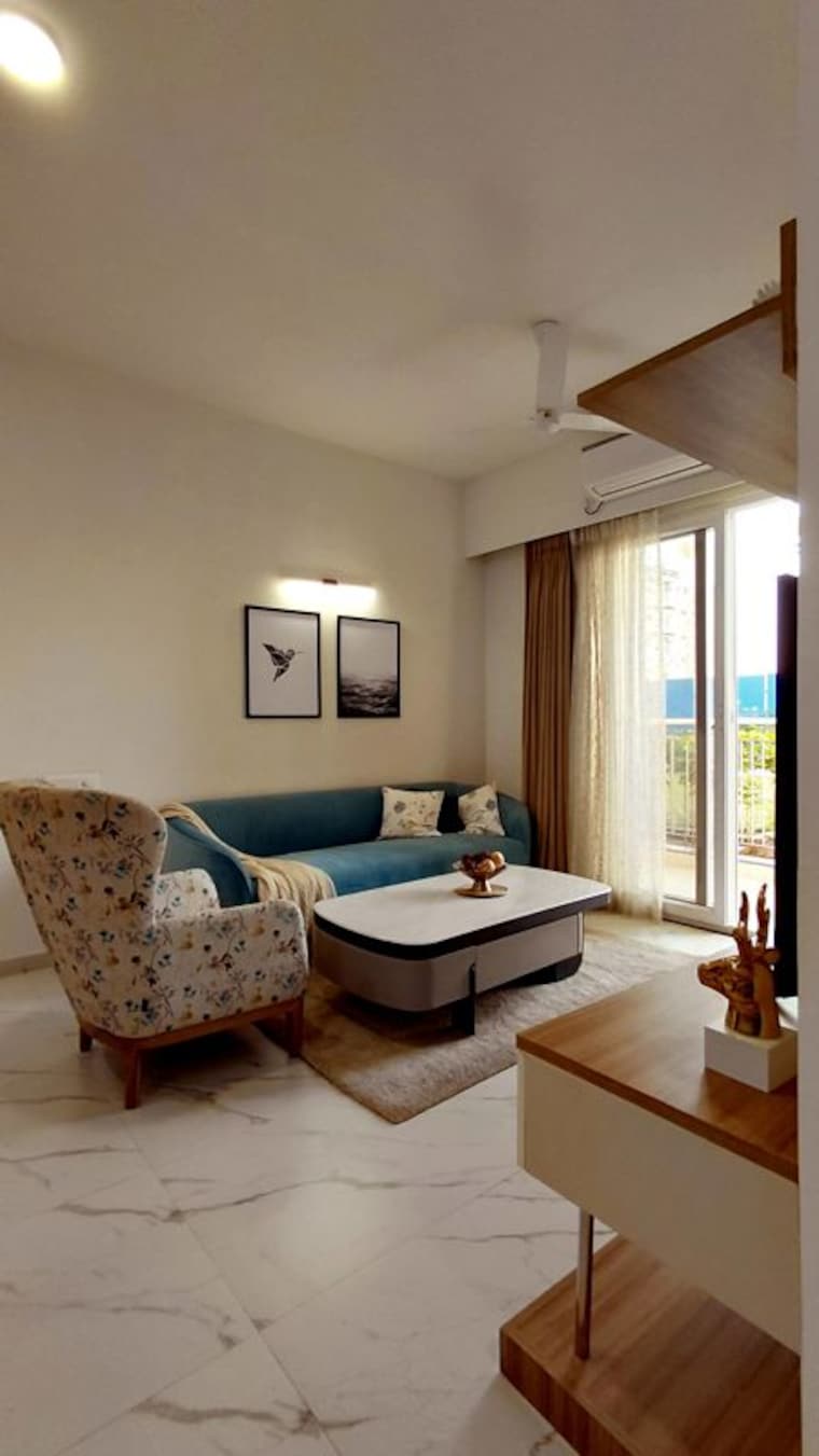 Living Room, provident-kenvista 2 Bedroom 778 Sq.Ft. Apartment In Kondhwa Pune 10540661