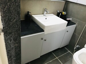 Bathroom in 3 BHK Apartment at Rohan Madhuban Phase 2, Bavdhan – for Rent
