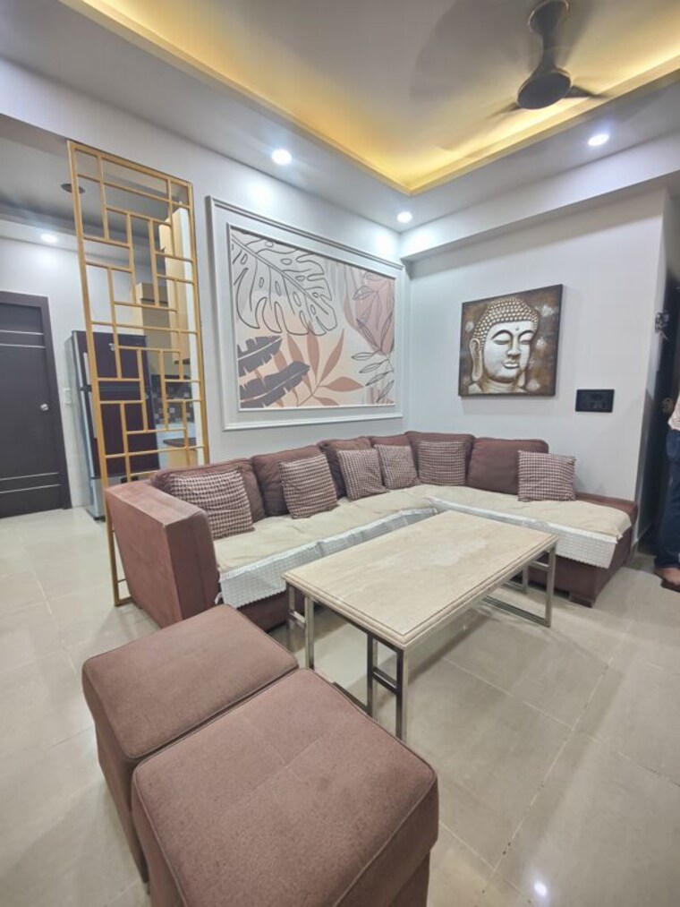 Living Room, gaur-city-6th-avenue 3.5 Bedroom 1560 Sq.Ft. Apartment In Sector 4 Greater Noida Greater Noida 10540693