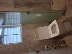 Bathroom in 3 BHK Apartment at Banjara Hills – for Rent