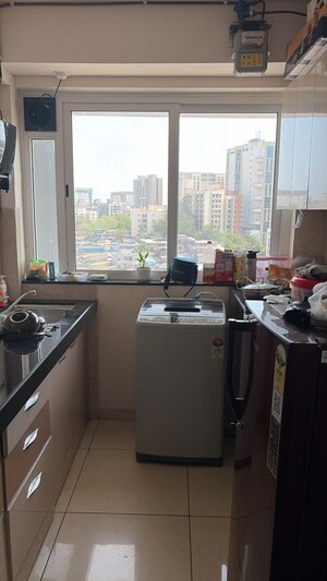 Kitchen in 1 BHK Apartment at LnT Veridian, Powai – for Rent