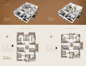 Floor Plan in 3 BHK Apartment at Kollur – for Sale