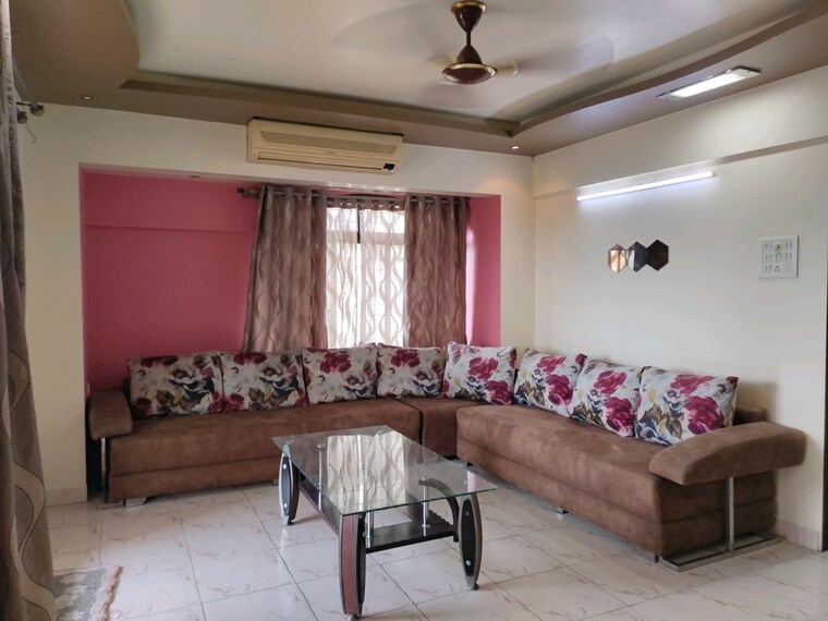 Bedroom, sea-breeze-tower 2 Bedroom 1200 Sq.Ft. Apartment In Nerul Navi Mumbai 10540769