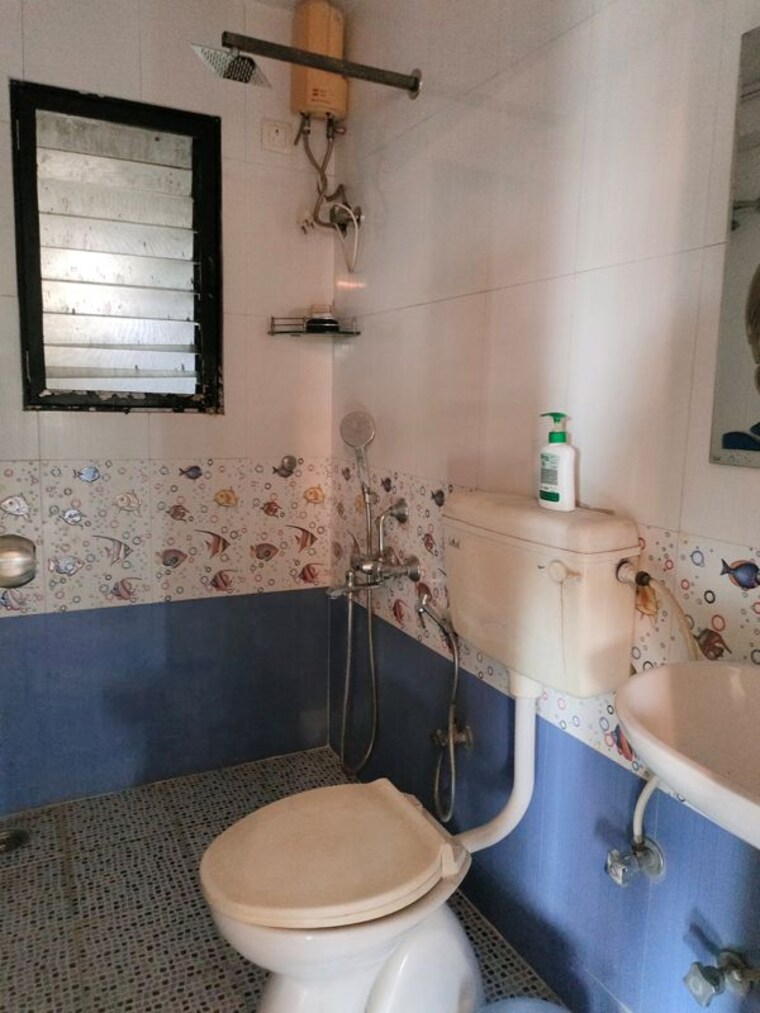 Bathroom, sea-breeze-tower 2 Bedroom 1200 Sq.Ft. Apartment In Nerul Navi Mumbai 10540769