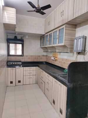 Kitchen in 2 BHK Apartment at Sea Breeze Tower, Nerul – for Rent