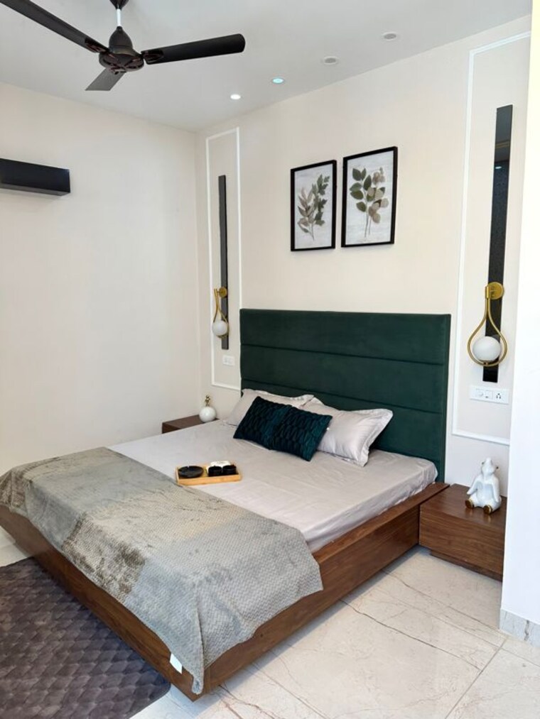 Bedroom, ms-enclave-zirakpur 3 Bedroom 950 Sq.Ft. Independent House In Dhakoli Zirakpur 10540777