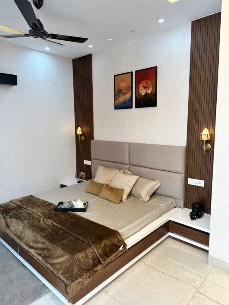 Bedroom, ms-enclave-zirakpur 3 Bedroom 950 Sq.Ft. Independent House In Dhakoli Zirakpur 10540777