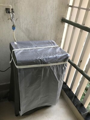 Staircase in 2 BHK Apartment at Lodha Luxuria, Majiwada – for Rent