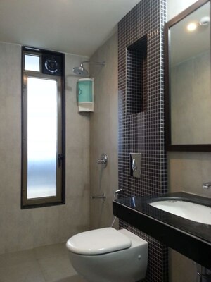 Building Lobby in 2 BHK Apartment at Lodha Luxuria, Majiwada – for Rent
