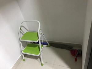 Staircase in 2 BHK Apartment at Lodha Luxuria, Majiwada – for Rent