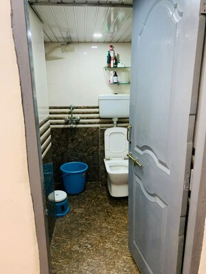 Washroom in 2 BHK Apartment at Gurukrupa Marina Enclave, Malad West – for Rent