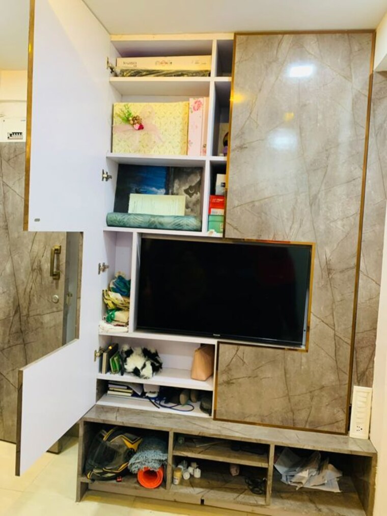 Tv Room, gurukrupa-marina-enclave 2 Bedroom 630 Sq.Ft. Apartment In Malad West Mumbai 10540794