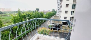 Balcony in 3 BHK Apartment at Bengal Peerless Alaktika Housing Complex, Rajarhat – for Sale