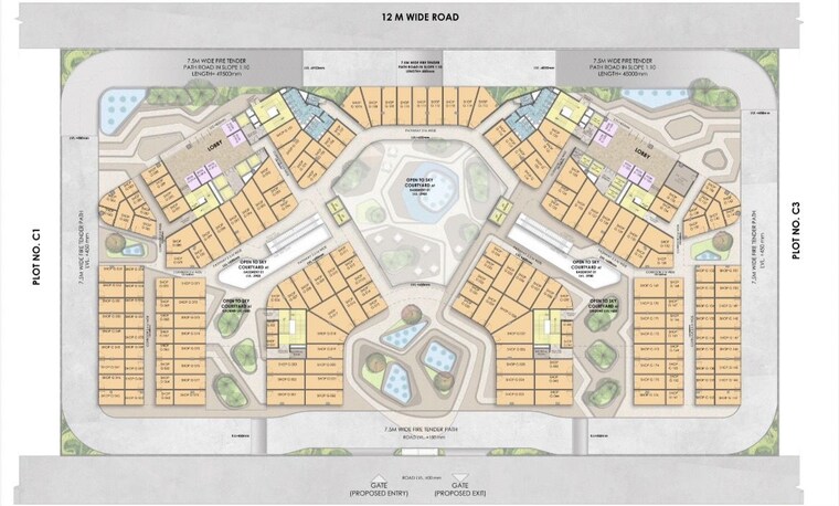 Map Location, migsun-alpha-central Commercial Shop 250 Sq.Ft. In Alpha Ii Greater Noida Greater Noida 10540833