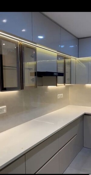 Kitchen in 2.5 BHK Apartment at One OAK Natura, Sushant Golf City – for Rent