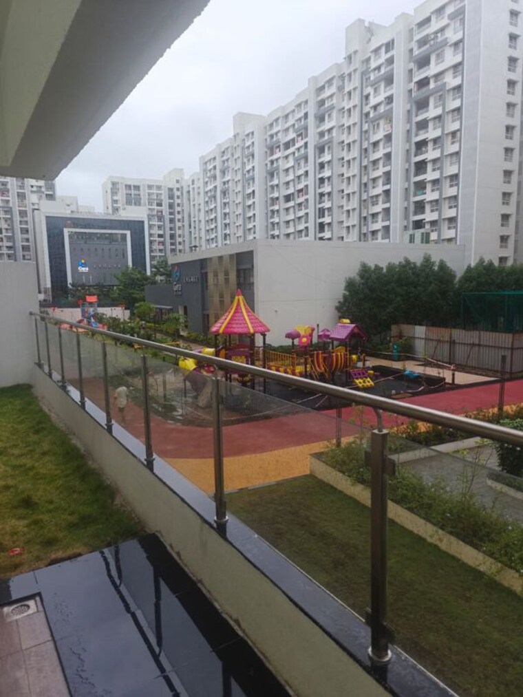 Balcony, geras-world-of-joy-l  1600 Sq.Ft. Apartment In Kharadi Pune 10540825