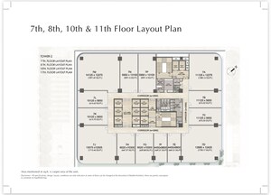 Floor Plan in  Office Space at Exotica 132, Sector 132 – for Sale