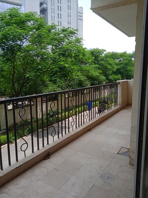 Balcony in 4 BHK Apartment at Golf Course Extension – for Rent
