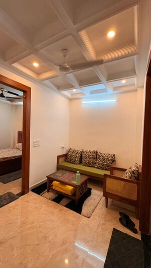 Living Room in 1 BHK Builder Floor at Greenwood City, Sector 40 – for Rent