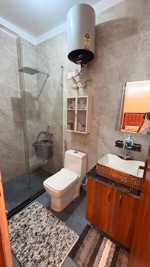 Living Room in 1 BHK Builder Floor at Greenwood City, Sector 40 – for Rent