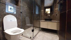 Bathroom in 3 BHK Builder Floor at Alphacorp Gurgaon One 22, Sector 22 – for Rent