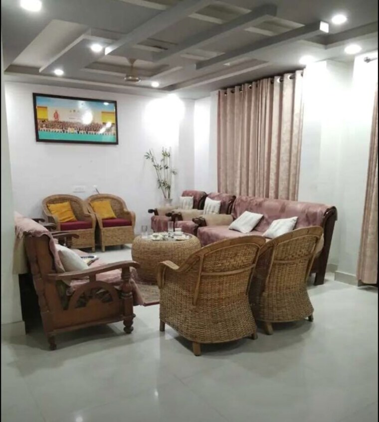 Living Room, gc-signature 3 Bedroom 1600 Sq.Ft. Apartment In Butler Colony Lucknow 10541142