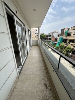 Balcony in 3 BHK Builder Floor at Sector 21 – for Rent