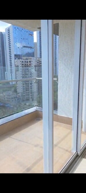 Balcony in 3 BHK Apartment at Oberoi Eternia, Mulund West – for Rent