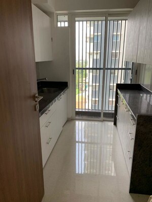 Kitchen in 1 BHK Apartment at Raunak Bliss, Ghodbunder Road – for Rent