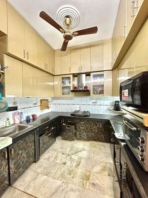 Kitchen in 2 BHK Builder Floor at Greater Kailash I – for Rent