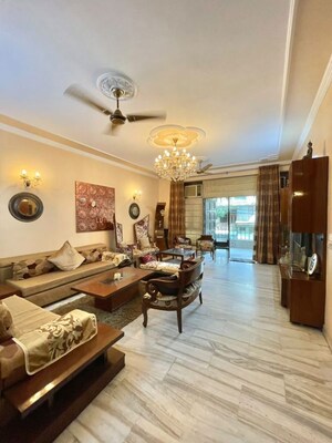 Living Room in 2 BHK Builder Floor at Greater Kailash I – for Rent