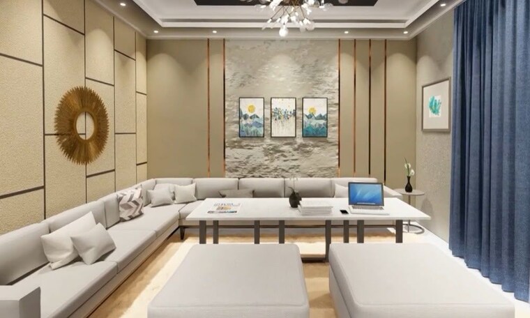 Living Room, allahabad fort 3 Bedroom 2040 Sq.Ft. Apartment In Allahabad Fort Allahabad 10541242