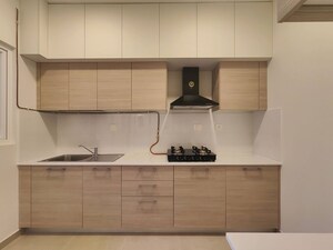Kitchen in  Apartment at Bhartiya Nikoo Homes Phase 2, Thanisandra Main Road – for Rent