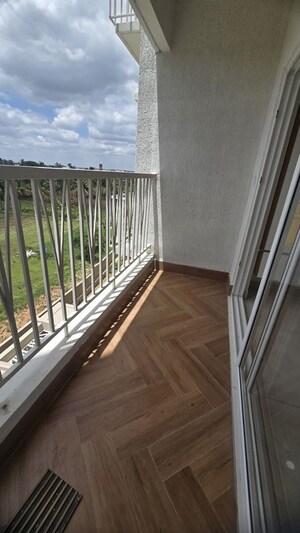 Balcony in 2 BHK Builder Floor at Eden Park At The Prestige City, Sarjapur Road – for Rent