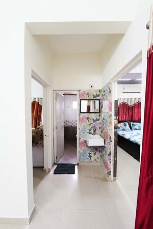 Living Room in 2 BHK Apartment at Ghatlodia – for Sale