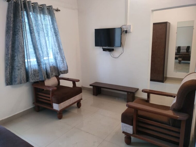 Living Room, samarth-nagar 1 Bedroom 650 Sq.Ft. Apartment In Wadgaon Sheri Pune 10541317