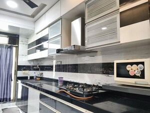 Kitchen in 3 BHK Apartment at Millenium Icon Apartment, Kharghar – for Rent