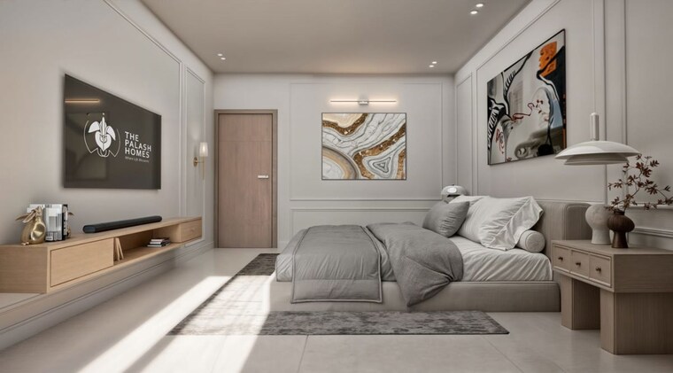 Bedroom, the-palash-homes 3 Bedroom 18501 Sq.Ft. Builder Floor In Dhakoli Zirakpur 10541361