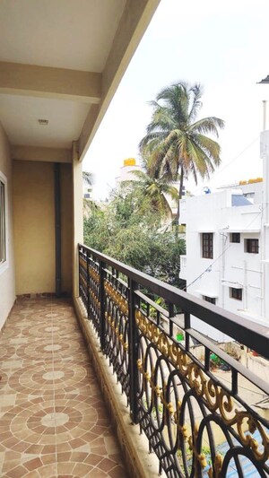 Balcony in 3 BHK Builder Floor at Lingarajapuram – for Rent