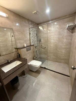 Bathroom in 1 BHK Builder Floor at Sector 45 – for Rent