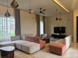 Living Room in 4 BHK Villa at Zion Hills Golf County, Kolar Road – for Rent